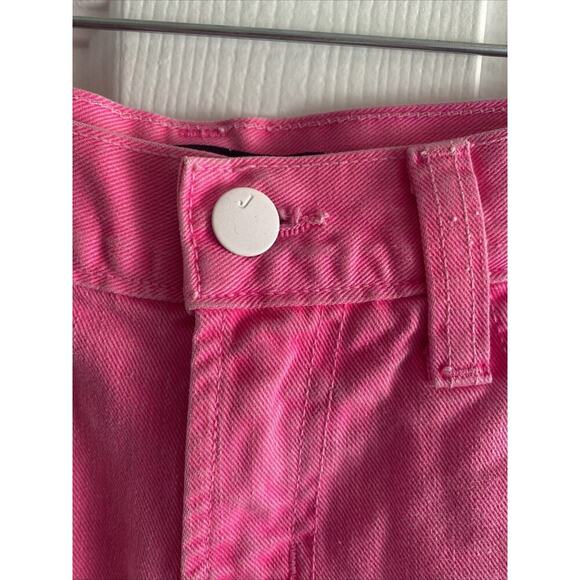 J Brand Women's‎ 26 Signal Pink Cut Off Shorts Summer - Picture 4 of 8